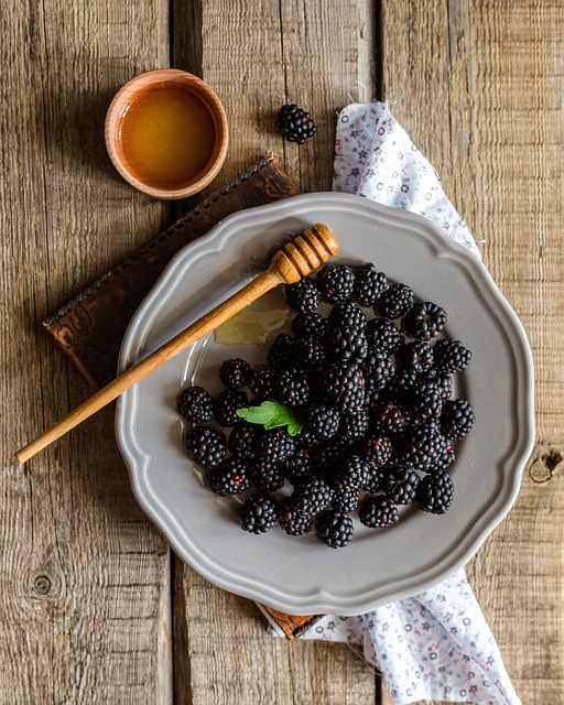 freezing blackberries